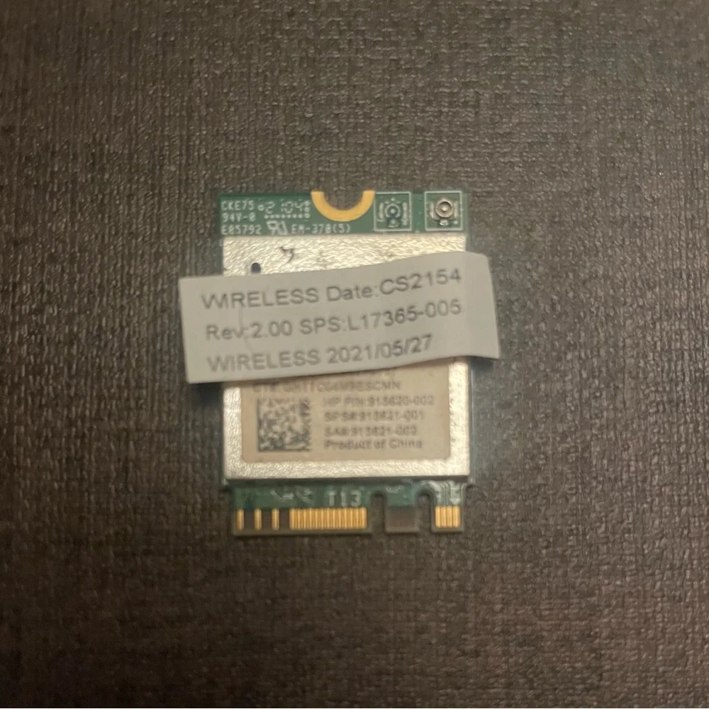 HP Wireless Network Card + Bluetooth module
